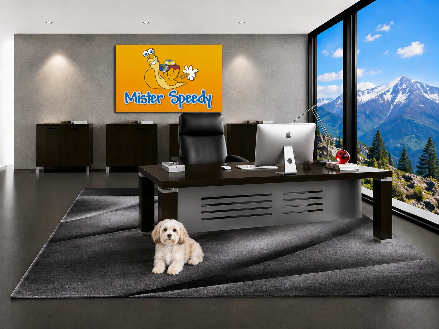 Mein Büro mit Basti